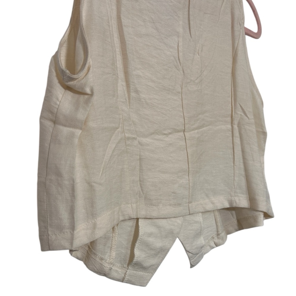 Women's Cream Wide-Leg Pants & Vest Set - Picture 5 of 14